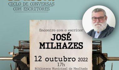 José Milhazes é o próximo convidado de  DE “Palavra de Autor”  da Biblioteca da Mealhada