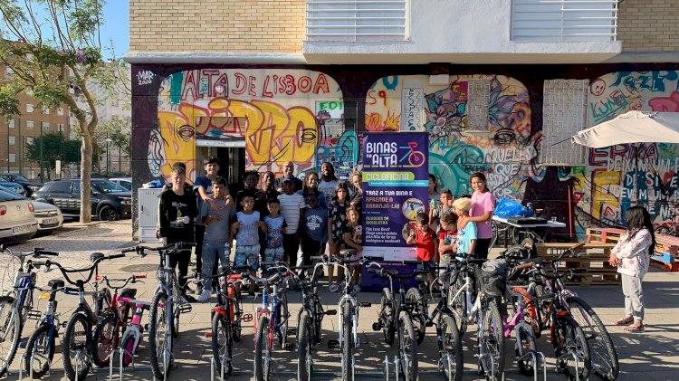 Primeira Volta em bicicleta na Alta de Lisboa