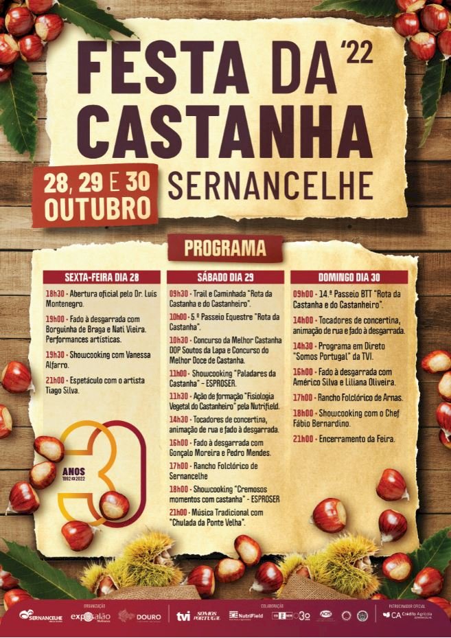 Festa da Castanha comemora 30 anos