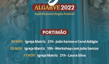 Portimão acolhe concerto de abertura do 15º Festival de Órgão do Algarve