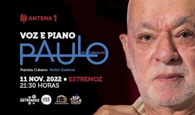 Voz e piano de Paulo de Carvalho em Estremoz