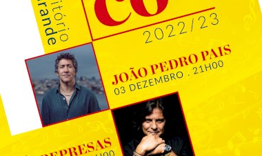 João Pedro Pais, Luís Represas e Carolina Deslandes em destaque no palco do Auditório do Ramo Grande