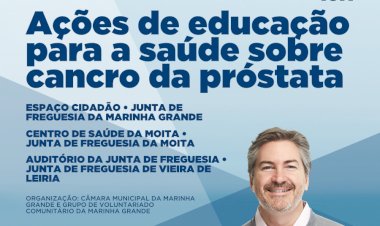 Sensibilização sobre prevenção do cancro da próstata