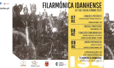 Filarmónica Idanhense assinala aniversário com 3 concertos