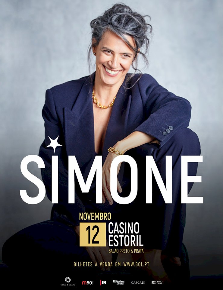 Simone apresenta novo álbum “Da Gente” no Salão Preto e Prata do Casino Estoril