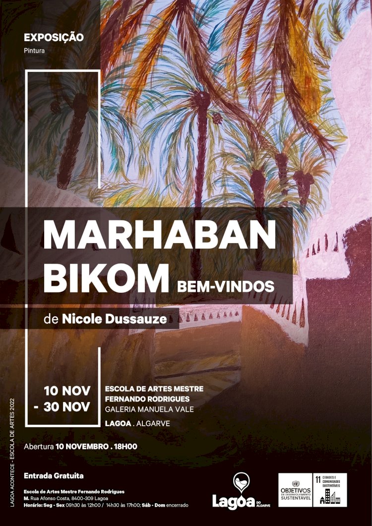 Escola de Artes Mestre Fernando Rodrigues recebe a Exposição de Pintura “Marhaban Bikom” (Bem-vindos)