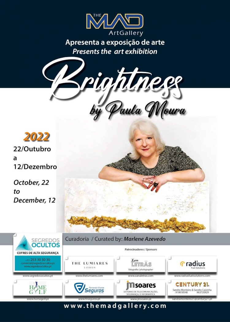 A The Mad Art Gallery apresentam a exposição "Brightness" da artista Paula Moura
