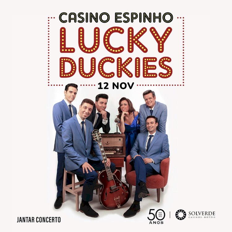 Lucky Duckies dão concertos cheio de glamour no Casino Espinho