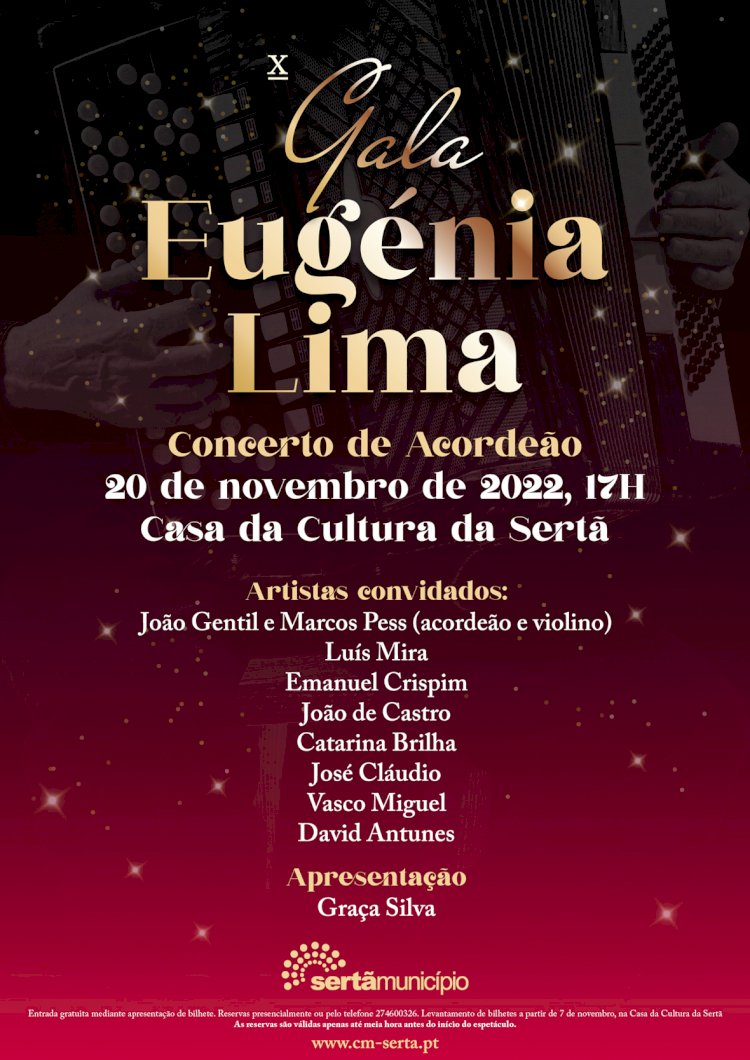 Gala Eugénia Lima regressa à Casa da Cultura
