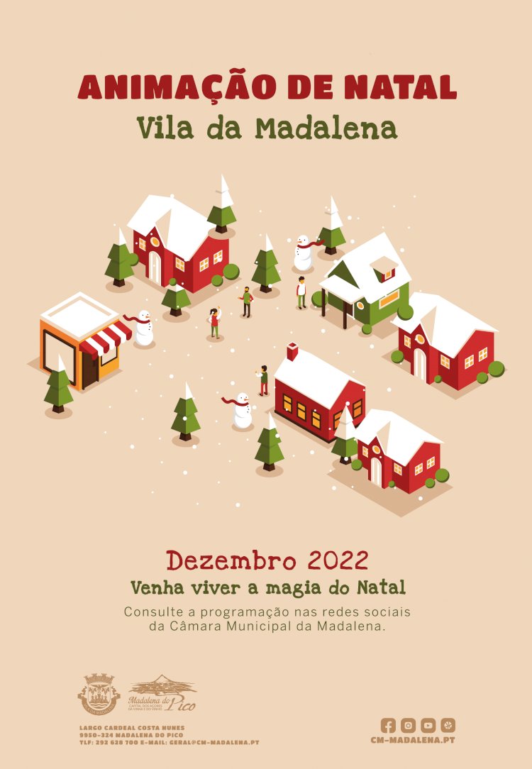 Ho ho ho! Bem-vindos à Madalena, Vila Natal!