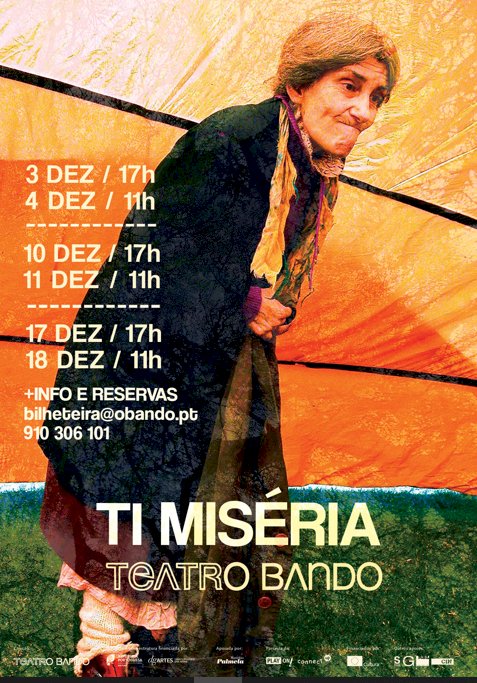 “Ti Miséria” em cena no Teatro O Bando em dezembro