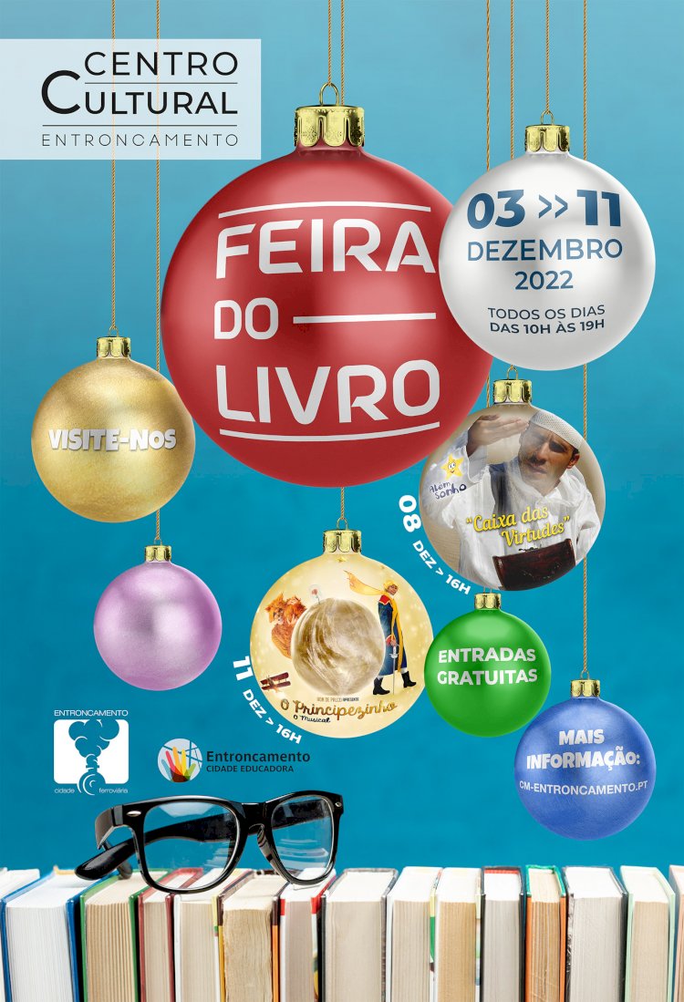 Centro Cultural do Entroncamento recebe Feira do Livro