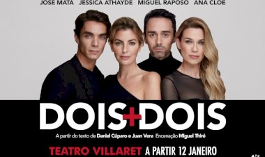 Ana Cloe, Jessica Athayde, José Mata e Miguel Raposo juntos em DOIS + DOIS