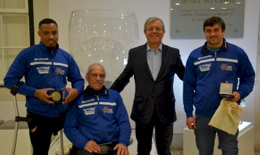 Campeões de andebol em cadeira de rodas recebidos pelo presidente da câmara