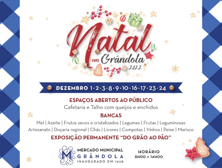 Natal no Mercado Municipal de Grândola