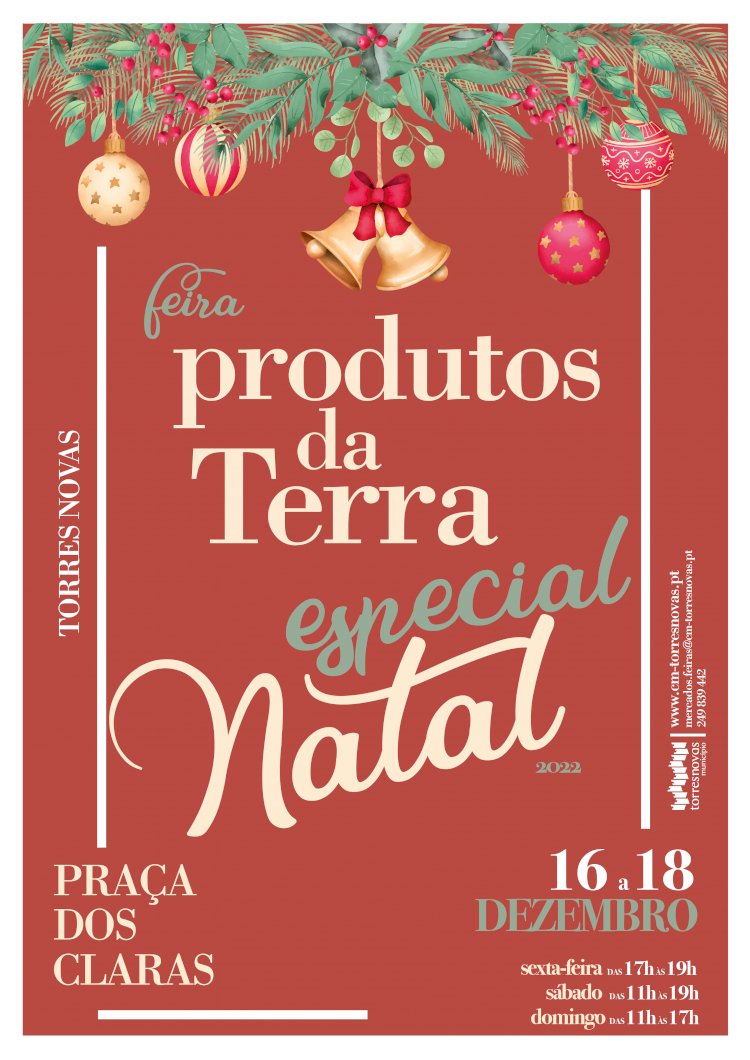 Feira dos Produtos da Terra Especial Natal de 16 a 18 de dezembro