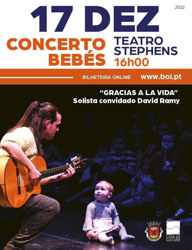 Concerto para bebés no Teatro Stephens a 17 de dezembro