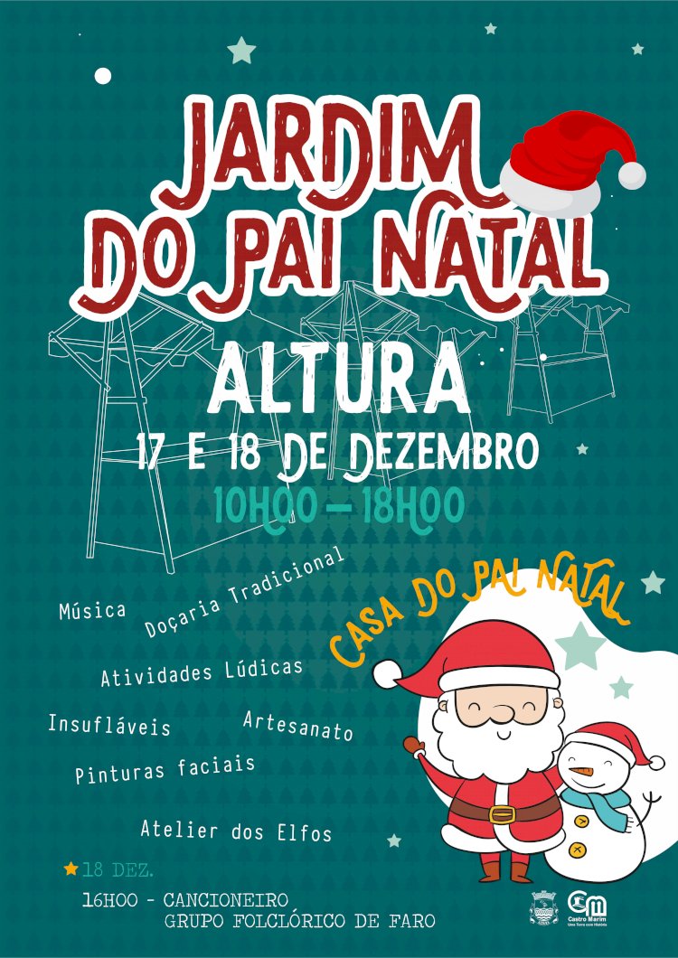 “Jardim do Pai Natal” em Altura