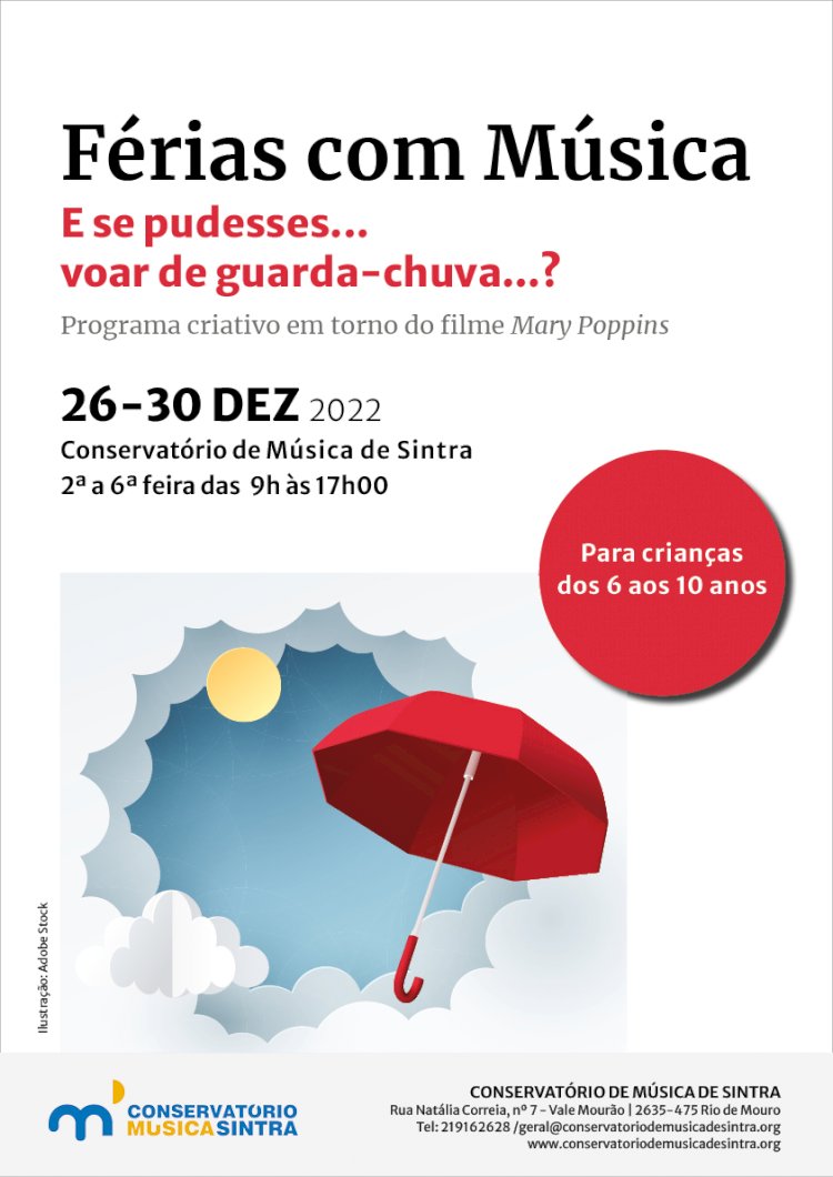 Férias com Música no Natal.... E se pudessemos voar de guarda-chuva?