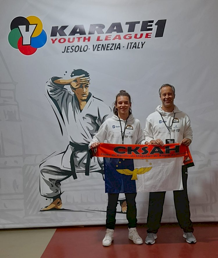 Afonso Costa participou na Karate 1 - Youth League