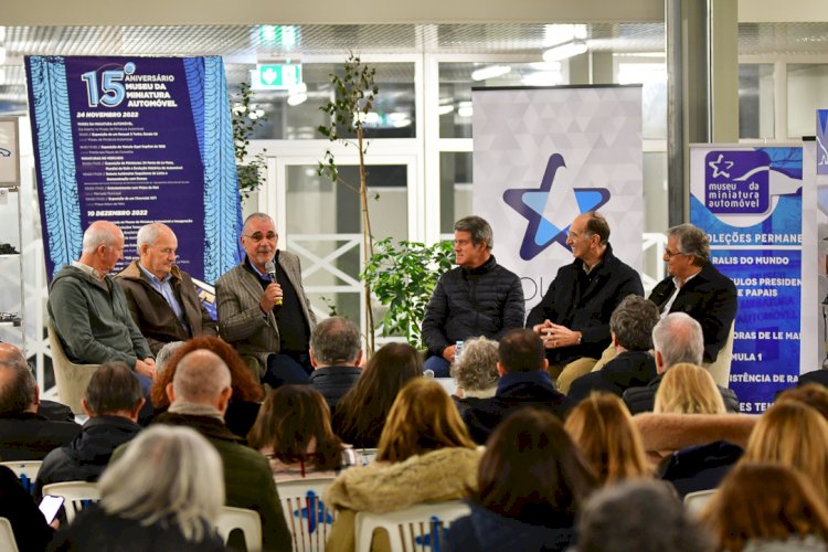 Manuel e Pedro Mello Breyner e Eduardo Freitas nos 15 anos do Museu da Miniatura