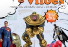 Heróis & Vilões - Figuras dos Universos Marvel e DC Comics em exposição na Biblioteca Municipal