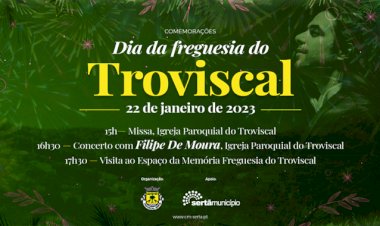 Comemorações do Dia da Freguesia do Troviscal apresentam concerto com o tenor Filipe De Moura