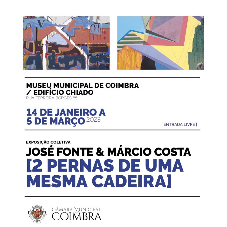 Exposição de José Fonte e Márcio Costa no Edifício Chiado