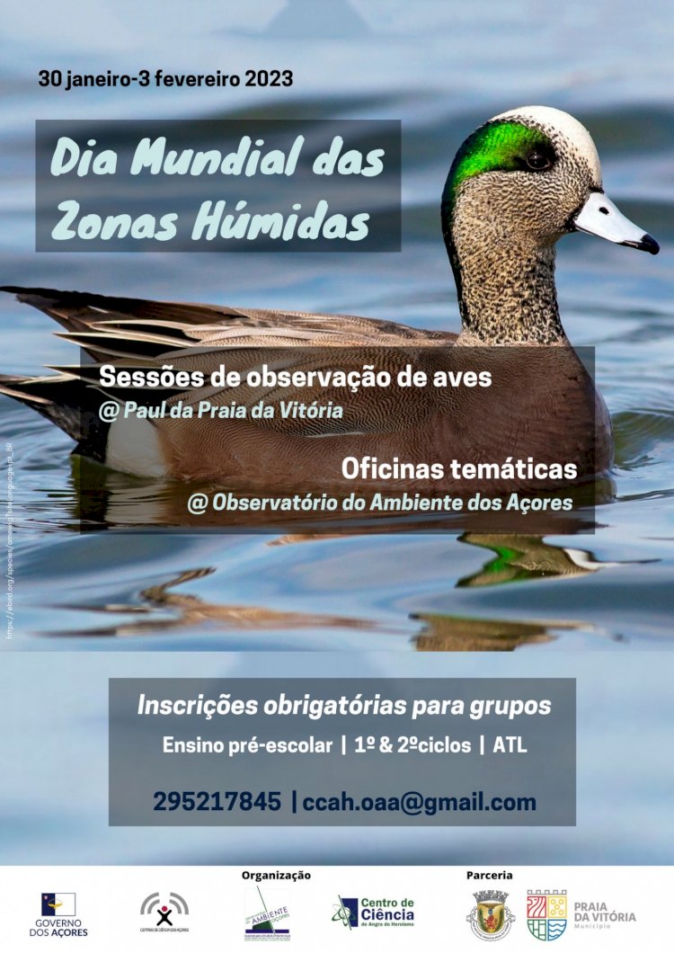 Actividades para o Dia Mundial das Zonas Húmidas