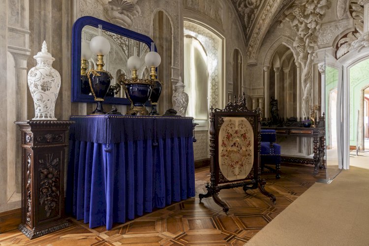 Palácio Nacional da Pena recupera decoração original da Sala de Visitas