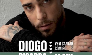 Celebrar o Dia dos Namorados com Diogo Piçarra no Hotel Casino Chaves