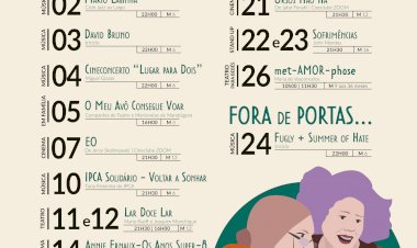 Programação de Março no Theatro Gil Vicente