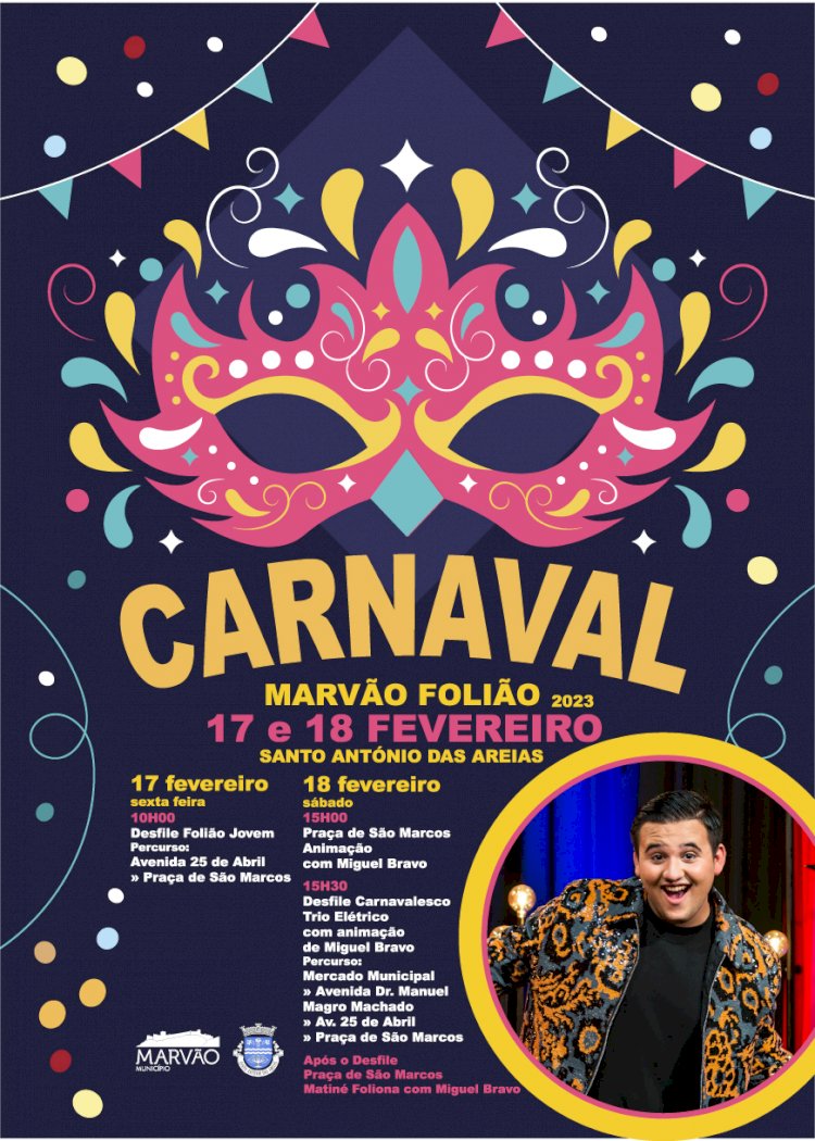 Carnaval “Marvão Folião” regressa a Santo António das Areias nos dias 17 e 18 de fevereiro