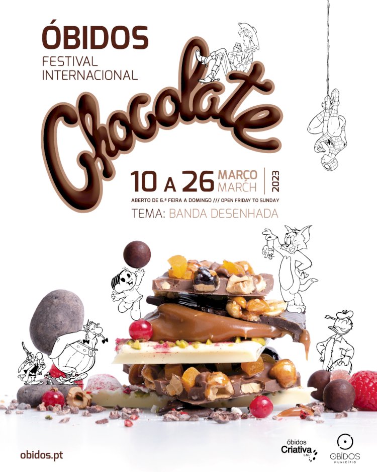 Heróis de banda desenhada dão o mote ao Festival de Chocolate de Óbidos 2023