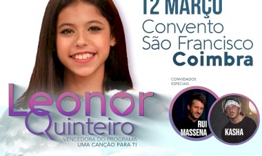 “Carta Branca a…” Leonor Quinteiro dia 12 de março no Convento São Francisco