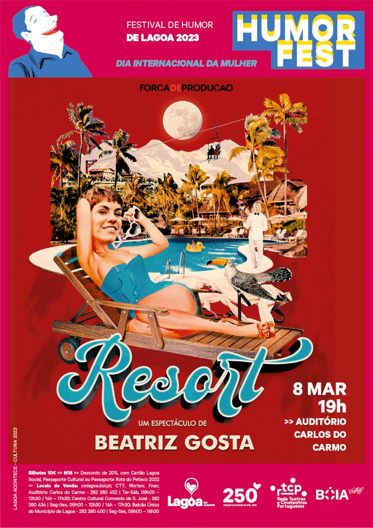 HUMORFEST’2023 celebra o Dia Internacional da Mulher com o espectáculo “RESORT”