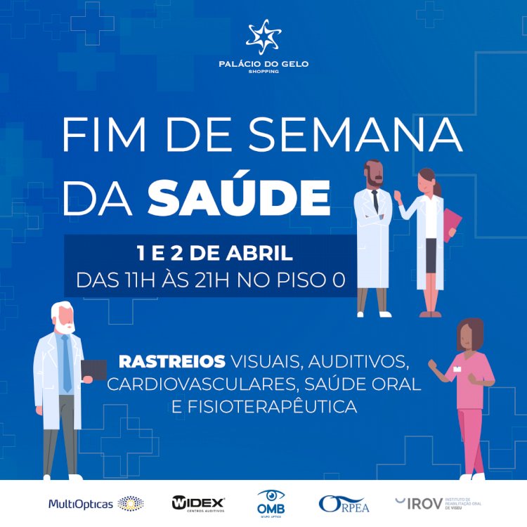 Palácio do Gelo Shopping promove  “Fim-de-Semana da Saúde”