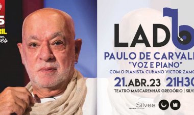 LADO B traz Paulo de Carvalho ao Teatro Mascarenhas Gregório