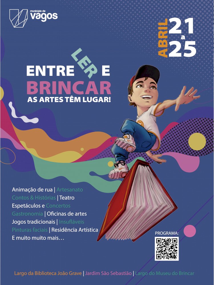 Vagos será durante 5 dias o lugar do ler, do brincar e das artes