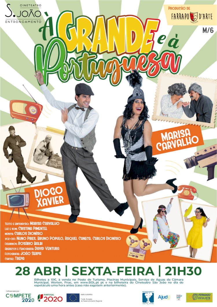 Comédia Musical “À Grande e à Portuguesa” no Cineteatro São João