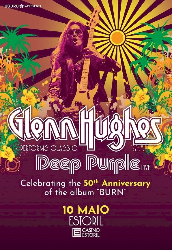 Concerto "Glenn Hughes performs Deep Purple" no Salão Preto e Prata do Casino Estoril