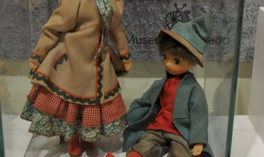 Brinquedos dos famosos em exposição no Museu do Brinquedo de Seia