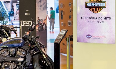 Os 120 anos da história da Harley Davidson em exposição na Maia