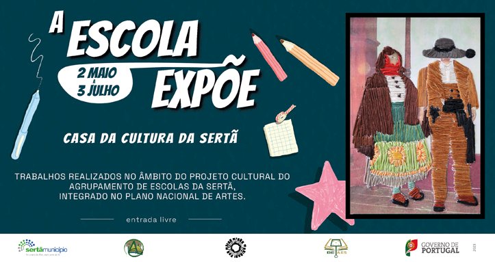 "A Escola Expõe" na Casa da Cultura até 3 de Julho