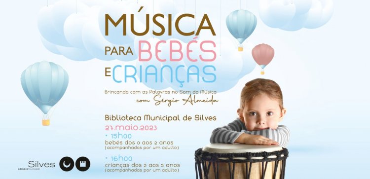 Brincando com palavras no som da música volta a ser tema da próxima sessão de música para bebés e crianças