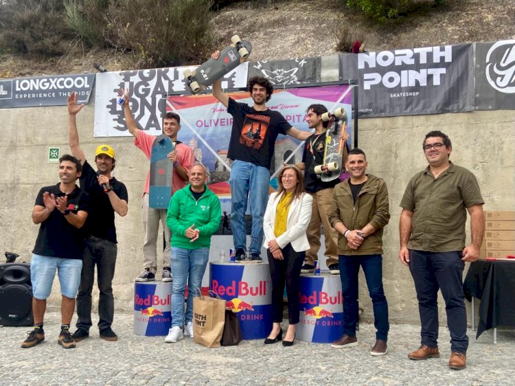 Campeão do mundo de skate downhill venceu no Alva Skate Fest no Município de Oliveira do Hospital