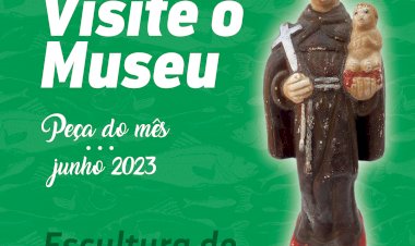 Escultura de Santo António é a «Peça do mês» de Junho no Museu dos Rios e das Artes Marítimas, em Constância