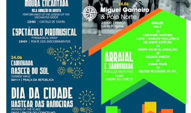 Dia da Cidade e Festa dos Santos Populares no Município de Tavira