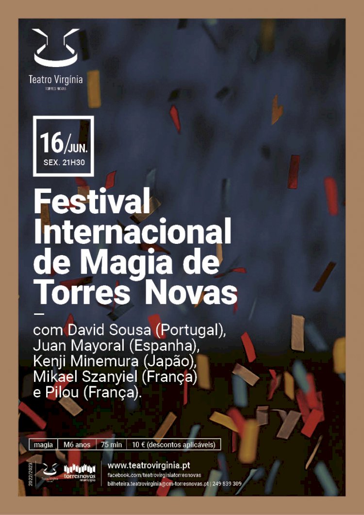 Teatro Virgínia recebe Festival Internacional de Magia