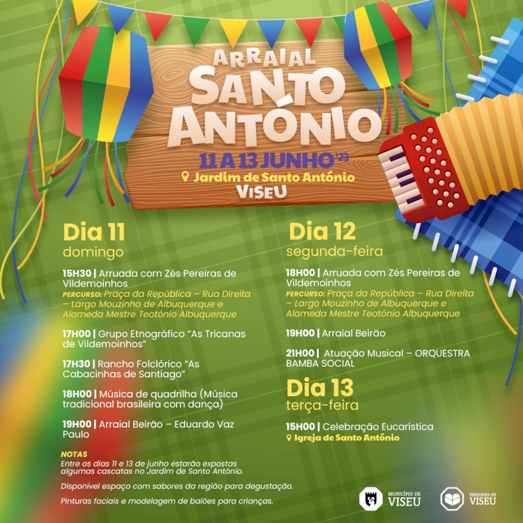 Arraial de Santo António alegra Cidade-Jardim com música e arruadas